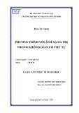Luận văn Thạc sĩ Toán học: Phương trình với ánh xạ đa trị trong không gian có thứ tự