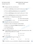 Đề thi thử trắc nghiệm môn Toán THPT Quốc gia năm 2016-2017