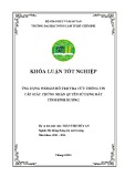 Khóa luận tốt nghiệp Hệ thống thông tin môi trường: Ứng dụng WebGIS hỗ trợ tra cứu thông tin cấp giấy chứng nhận quyền sử dụng đất tỉnh Bình Dương