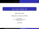 Bài giảng Xác suất thống kê: Phép thử và biến cố - Nguyễn Ngọc Phụng