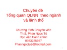 Bài thuyết trình Chuyên đề: Tổng quan quản lý nhà nước theo ngành và lãnh thổ