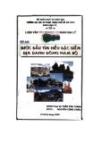 Luận văn tốt nghiệp Cử nhân Địa lý: Bước đầu tìm hiểu đặc điểm địa danh Đông Nam Bộ