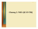 Bài giảng Quản trị kinh doanh: Chương 2 - ThS. Lê Văn Hòa