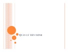 Bài giảng Hệ điều hành - Chương 3: Quản lý tiến trình