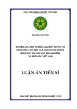 Luận án Tiến sĩ: Nghiên cứu ảnh hưởng của một số yếu tố nông sinh học đến khả năng nhân giống bằng vảy củ hoa lily Belladonna tại miền Bắc Việt Nam