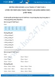 Hướng dẫn giải bài 1,2,3,4 trang 157 SGK Toán 1