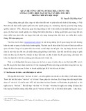Quan hệ công chúng (public relations - PR) công cụ hữu hiệu xây dựng văn hóa tổ chức trong thời kỳ hội nhập