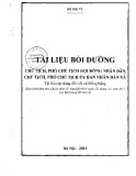 Tài liệu bồi dưỡng Chủ tịch, Phó Chủ tịch Hội đồng nhân dân, Chủ tịch, Phó Chủ tịch Ủy ban nhân dân xã khu vực đồng bằng