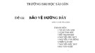 Bài thuyết trình Bảo vệ đường dây