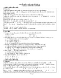 Chuẩn kiến thức Đại số lớp 10 - Gv. Trần Minh Hùng