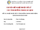 Chuyên đề: Nghệ thuật xử lý các tình huống trong du lịch
