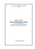 Báo cáo: Dự án đầu tư xây dựng nhà máy sản xuất chế biến thực phẩm