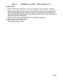 Đề kiểm tra 1 tiết môn Tin học lớp 11 năm 2015 - THPT Phan Chu Trinh