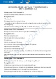 Hướng dẫn giải bài 1,2,3 trang 77 SGK Công nghệ 8