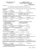 Đề kiểm tra 1 tiết môn Hoá học 10 nâng cao năm 2017 - THPT Chu Văn An - Mã đề 136