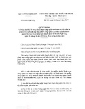 Quyết định số 13/2017/QĐ­-TTg
