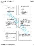 Bài giảng Thiết kế và triển khai Website - ĐH Thương Mại