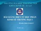 Bài giảng Kế toán thương mại 1 - ĐH Thương Mại