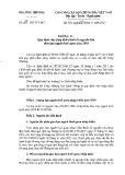 Thông tư số 25/2017/TT-BCT