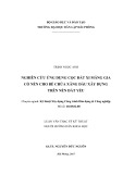 Luận văn Thạc sỹ Kỹ thuật công trình xây dựng: Nghiên cứu ứng dụng cọc đất xi măng gia cố nền cho bể chứa xăng dầu xây dựng trên nền đất yếu