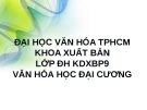 Bài thuyết trình Văn hóa học đại cương - Văn hóa cải lương Nam Bộ