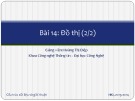 Bài giảng Cấu trúc dữ liệu và giải thuật: Bài 14b - Hoàng Thị Điệp (2014)