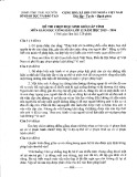 Đề thi chọn HSG lớp 12 THPT môn GDCD năm 2015-2016 - Sở GD&ĐT Thái Nguyên