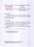 Đề thi chọn HSG Quốc gia THPT môn Ngữ Văn năm 2016
