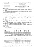 Đề thi chọn HSG cấp tỉnh môn Địa lí lớp 11 năm 2016-2017 - Sở GD&ĐT Nghệ An (Bảng A)