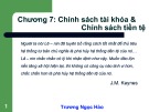 Bài giảng Kinh tế học: Chương 7 - Trương Ngọc Hảo