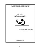 Bài giảng Bóng bàn - ĐH Phạm Văn Đồng