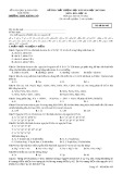 Đề thi HK 1 môn Hóa học lớp 10 năm 2017-2018 - THPT Krông Nô - Mã đề 485