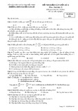 Đề thi khảo sát giữa HK 2 môn Sinh học lớp 12 - THPT Nguyễn Văn Cừ - Mã đề 010