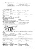 Đề thi HK 2 môn Hóa học lớp 10 năm 2018 - Sở GD&ĐT Quảng Nam - Mã đề 309