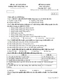Đề thi Olympic môn Lịch sử lớp 10 năm 2017-2018 - THPT Đông Thụy Anh - Mã đề 127