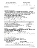 Đề thi Olympic môn Lịch sử lớp 10 năm 2017-2018 - THPT Đông Thụy Anh - Mã đề 125