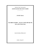 Luận văn Thạc sỹ khoa học Khí tượng và khí hậu học: Dao động madden – julian và mối liên hệ với mưa lớn ở Việt Nam