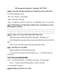 Đề cương ôn tập HK 1 môn Sinh học 7 năm 2017-2018