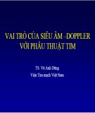 Bài giảng Vai trò của siêu âm doppler với phẫu thuật tim - TS. Vũ Anh Dũng