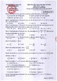 Đề thi học kì 2 môn Toán 12 năm 2017-2018 có đáp án - Sở GD&ĐT Tỉnh Đồng Tháp - Mã đề 108