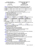 Đề KSCL môn Địa lí lớp 12 năm 2018-2019 lần 1 - THPT Nguyễn Viết Xuân - Mã đề 302