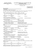 Đề thi thử THPT Quốc gia môn Hóa học năm 2018-2019 lần 1 - THPT Yên Lạc 2 - Mã đề 743