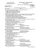 Đề thi HK2 môn GDCD lớp 11 năm 2017-2018 - THPT Quế Võ 1 - Mã đề 794