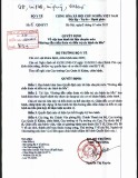Quyết định số 75/QĐ-BYT