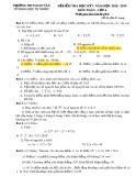 Đề kiểm tra học kỳ 1 môn Toán 6 năm học 2018-2019 - Trường THCS Giao Tân (có đáp án)