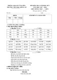 Đề thi học kì 1 môn Tiếng Việt lớp 1 năm 2017-2018 - Trường Tiểu học Đông Lỗ