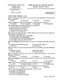 Đề kiểm tra HK1 môn Lịch sử lớp 10 năm 2018-2019 - Sở GD&ĐT Quảng Nam - Mã đề 601
