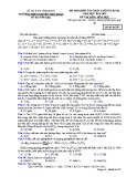 Đề thi KSCL môn Hóa học lớp 11 năm 2018-2019 lần 3 - THPT Nguyễn Viết Xuân - Mã đề 307