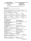 Đề thi KS ôn thi THPT Quốc gia môn Hóa học lớp 10 năm 2018-2019 lần 3 - THPT Nguyễn Viết Xuân - Mã đề 103