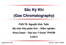 Bải giảng Sắc ký khí - PGS.TS. Nguyễn Đức Tuấn